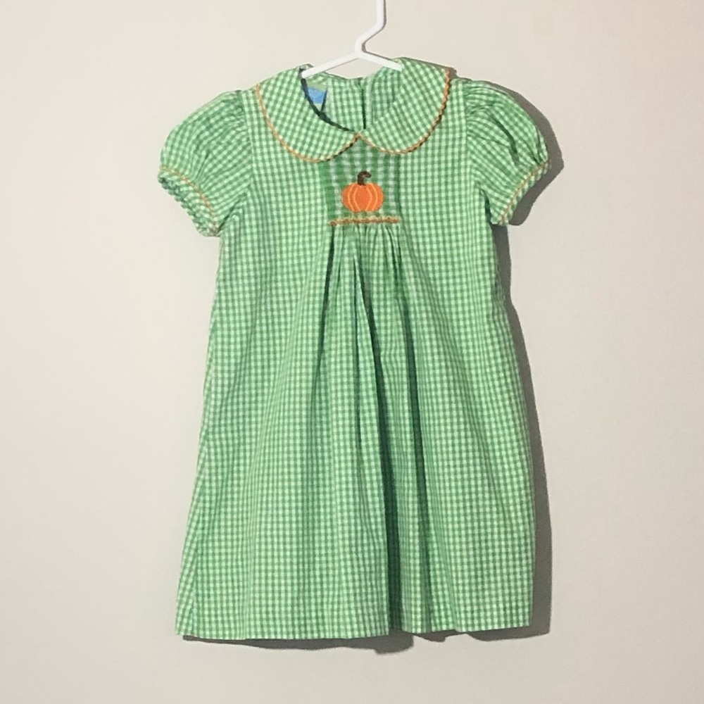 Fall smocked dress